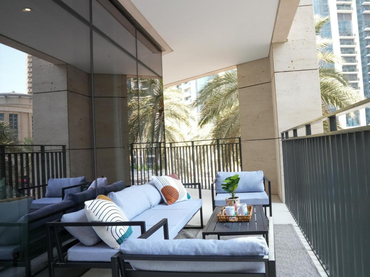 Higuests - Elegant Apt With Terrace Minutes From Burj Khalifa ドバイ エクステリア 写真